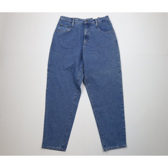 Deadstock Vintage 90s Columbia Womens 16 Relaxed Fit Tapered Leg Denim Jeans - Picture 1 of 12